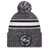 New Era Men's  Heather Black Washington Commanders 2023 Inspire Change Cuffed Knit Hat With Pom In Heather Black