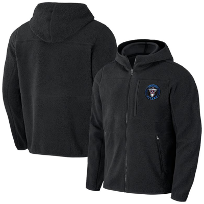 Nfl X Darius Rucker Collection By Fanatics  Black Tennessee Titans Sherpa Full-zip Hoodie