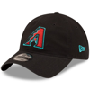 New Era Black Arizona Diamondbacks Alternate Replica Core Classic 9twenty Adjustable Hat In Black