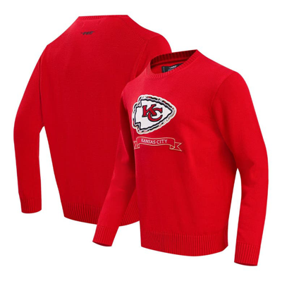 Pro Standard Red Kansas City Chiefs Prep Knit Sweater