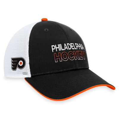 Fanatics Branded  Black Philadelphia Flyers Authentic Pro Rink Trucker Adjustable Hat