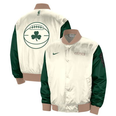 Nike Boston Celtics 2023/24 City Edition  Men's Nba Jacket In White