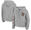 Wear By Erin Andrews Heather Gray Cincinnati Bengals Full-zip Hoodie In Heather Gray