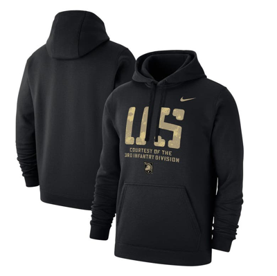 Nike Black Army Black Knights 2023 Rivalry Collection Courtesy Of Club Fleece Pullover Hoodie