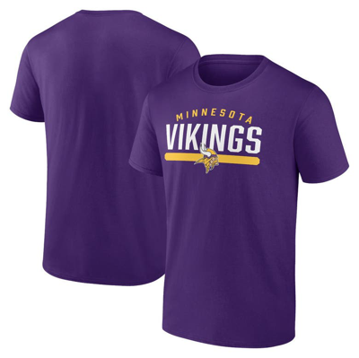 Fanatics Branded Purple Minnesota Vikings Big & Tall Arc And Pill T-shirt