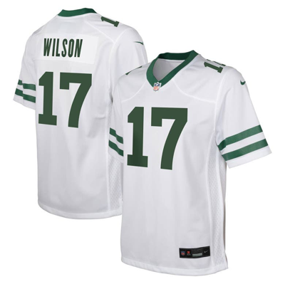 Nike Kids' Youth  Garrett Wilson White New York Jets Game Jersey