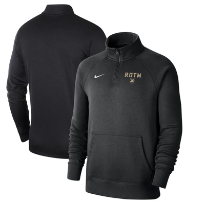 Nike Black Army Black Knights 2023 Rivalry Collection Club Fleece Quarter-zip Pullover Jacket