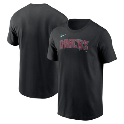 NIKE NIKE  BLACK ARIZONA DIAMONDBACKS WORDMARK T-SHIRT