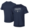 UNDER ARMOUR UNDER ARMOUR  NAVY NAVY MIDSHIPMEN SILENT SERVICE STACKED SLIM FIT TECH T-SHIRT