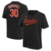 NIKE YOUTH NIKE greySON RODRIGUEZ BLACK BALTIMORE ORIOLES NAME & NUMBER T-SHIRT