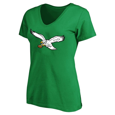 Profile Kelly Green Philadelphia Eagles Plus Size Retro Logo T-shirt