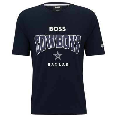 Boss X Nfl Navy Dallas Cowboys Huddle T-shirt