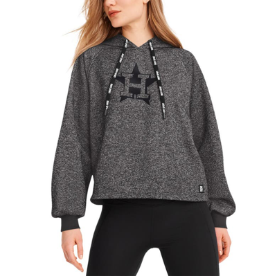 Dkny Sport Black Houston Astros Debbie Dolman Raglan Pullover Hoodie