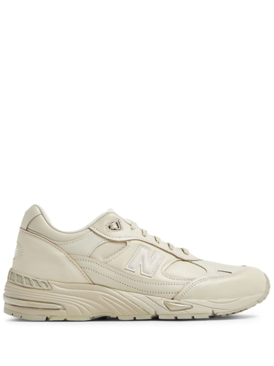 New Balance Made In Uk 991v1 Panelled Sneakers In Neutrals