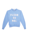 Fleur Du Mal Unisex Logo Sweatshirt In Denim