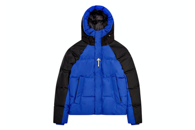 Pre-owned Trapstar Irongate Arch Puffer Jacket (fw23) Blue/black
