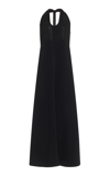 PROENZA SCHOULER EMBER MATTE-CREPE MAXI HALTER DRESS