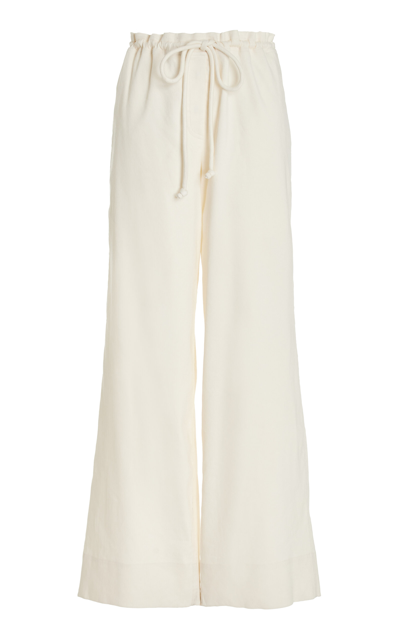 Proenza Schouler Jade Eco Linen Pant In White