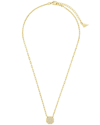 Sterling Forever 14k Plated Cz Raemy Rose Petal Pendant Necklace