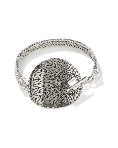 John Hardy Silver Classic Chain Station Bracelet In Metallic