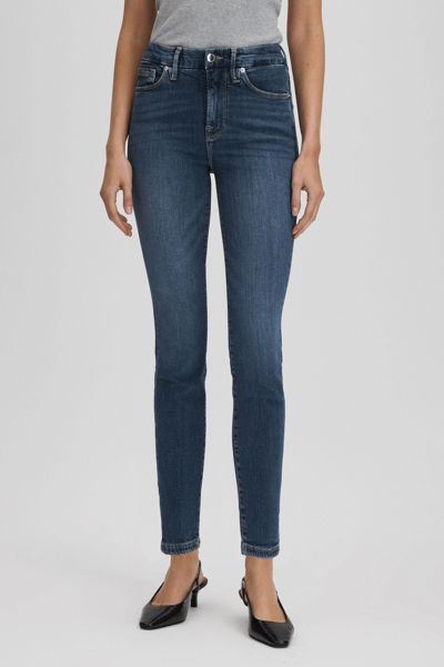 Good American Blue  Cropped Skinny Jeans