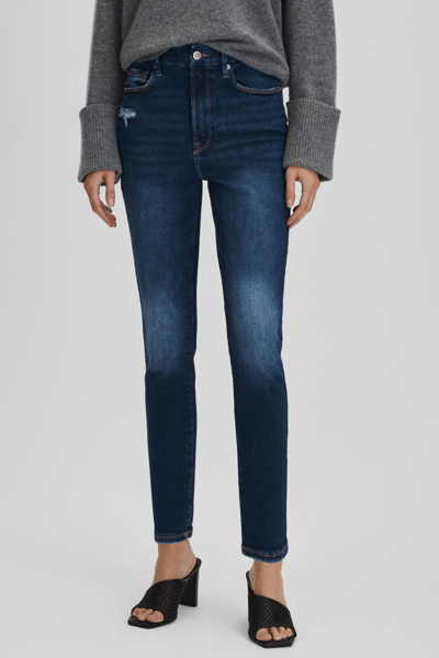 Good American Indigo  Always Fits Cropped Skinny Jeans