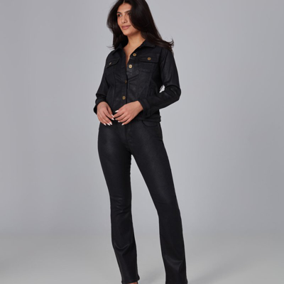 Lola Jeans Gabriella-cblk Classic Jacket In Black