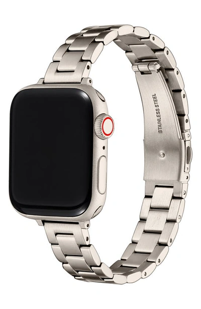 The Posh Tech Sloan Stainless Steel Skinny Apple Watch® Bracelet Watchband In Starburst