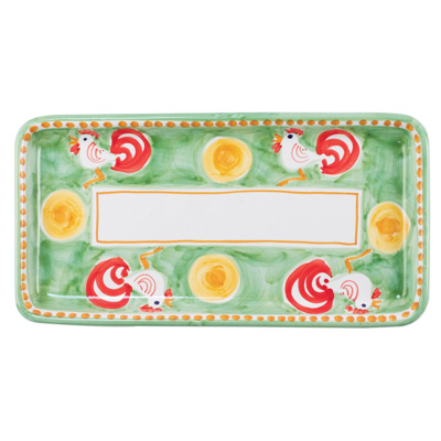 VIETRI CAMPAGNA GALLINA RECTANGULAR PLATTER