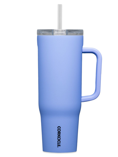 Corkcicle Cruiser 40-ounce Insulated Tumbler With Handle In Periwinkle