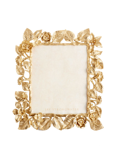 Jay Strongwater Aria Dutch Floral Frame In Composition