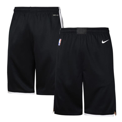 Nike Kids' Big Boys  Black Memphis Grizzlies 2023/24 City Edition Swingman Performance Shorts