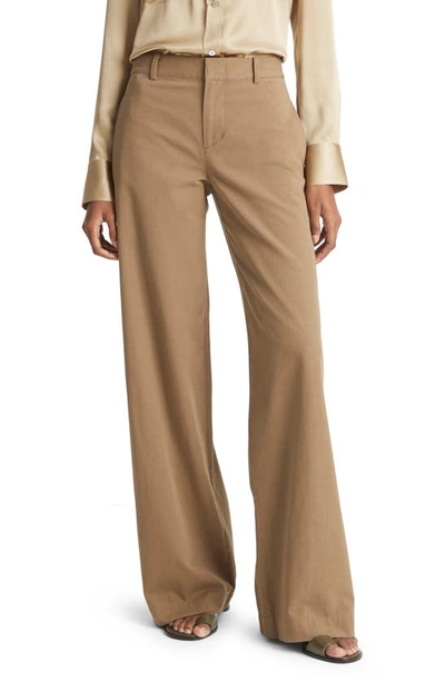Vince Wide Leg Pants In Brown