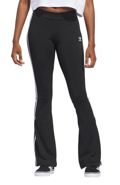 Adidas Originals Flare Leggings In Black/white