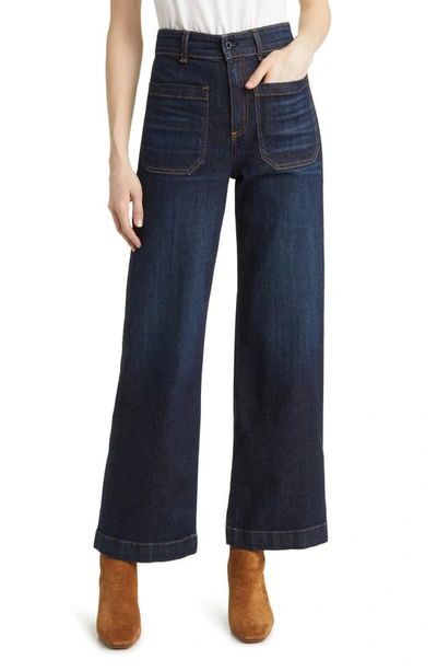 Askk Ny Sailor High Waist Wide Leg Jeans In Big Sky