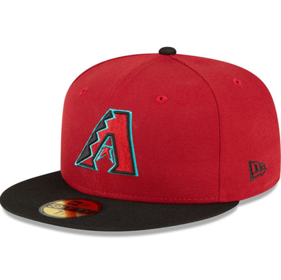 New Era Red/black Arizona Diamondbacks Home Authentic Collection On-field 59fifty Fitted Hat