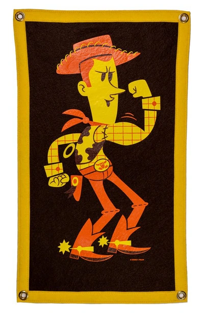 Oxford Pennant X Disney 'toy Story' Woody Camp Flag In Brown