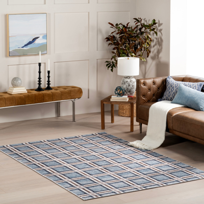 Nuloom Steph Windowpane Plaid Machine Washable Area Rug