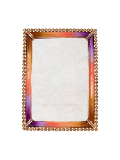Jay Strongwater Stone Edge Picture Frame, 4" X 6" In Autumn