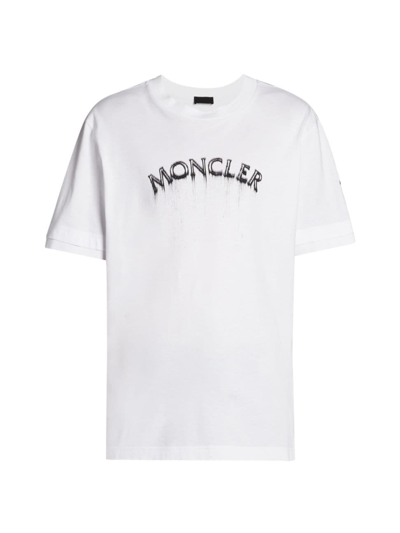 MONCLER MEN'S LOGO CREWNECK T-SHIRT