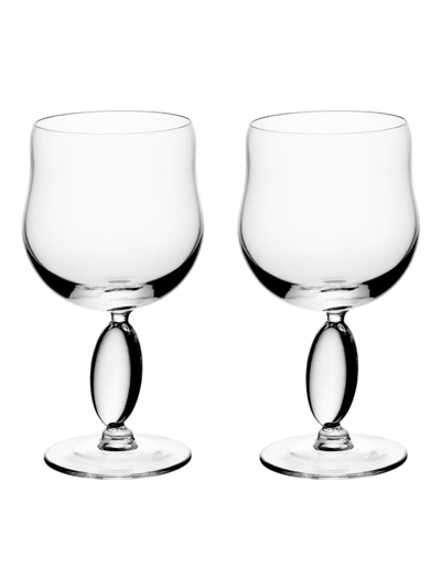 Nude Glass Omnia Dripping Drops 2-piece Wine Glass Set