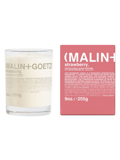 Malin + Goetz Women's Strawberry Candle In Pink