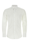 Dolce & Gabbana White Stretch Poplin Shirt In White