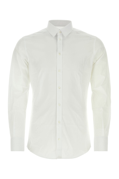 Dolce & Gabbana Camicia-40 Nd  Male In White