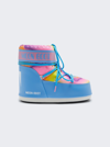 Moon Boot Icon Low Tie-dye Snow Boots In Alaskan Blue