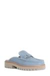 DONALD PLINER HAMPTON MOC TOE PLATFORM MULE