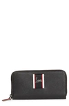 CHRISTIAN LOUBOUTIN PANETTONE LOGO GRAINED LEATHER WALLET