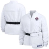 Wear By Erin Andrews White New York Giants Packaway Full-zip Puffer Jacket In White