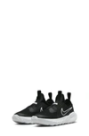 Nike Flex Runner 2 Slip-on Running Shoe In Black/ White/ Blue/ Gold