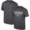 Colosseum Charcoal Iowa Hawkeyes Oht Military Appreciation  T-shirt In Charcoal